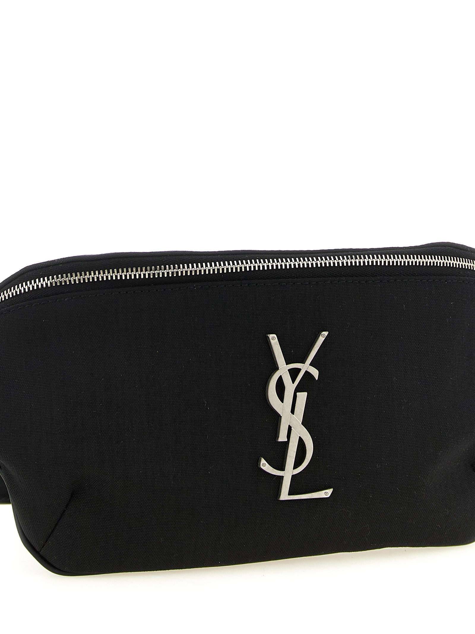 Saint Laurent Black Lamb Leather Crossbody Men's Bag