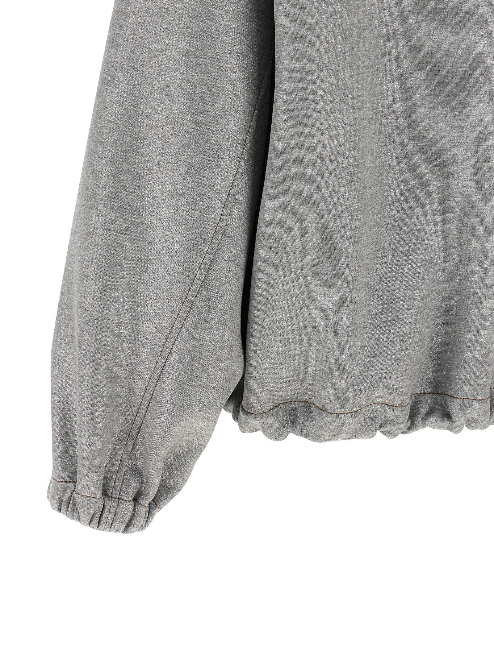 Brunello Cucinelli Silver Cotton Women's Bomber
