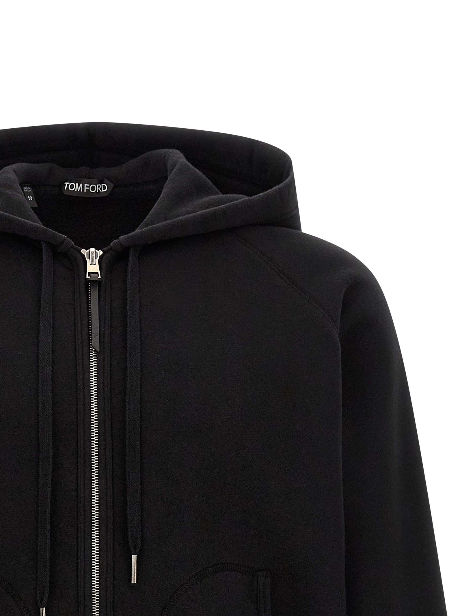 Tom Ford Black Cotton Men's Sweatshirt