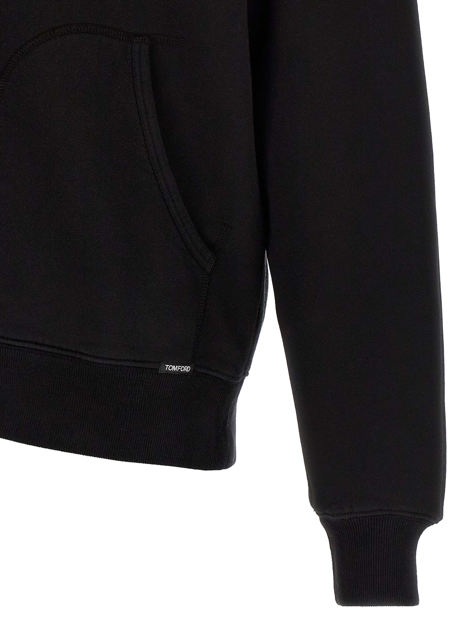 Tom Ford Black Cotton Men's Sweatshirt