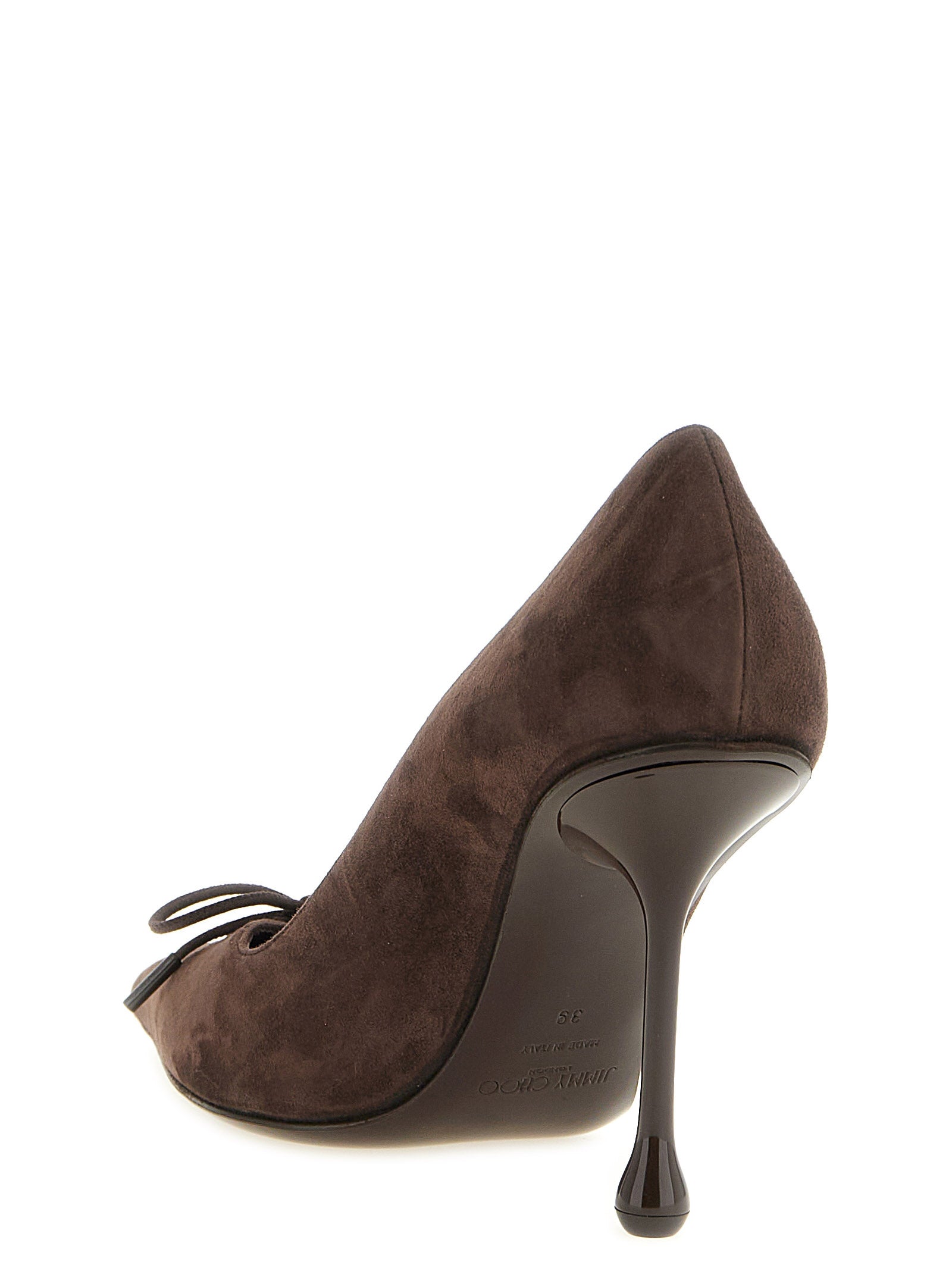 Jimmy Choo Brown Leather High Heel Women's Pumps