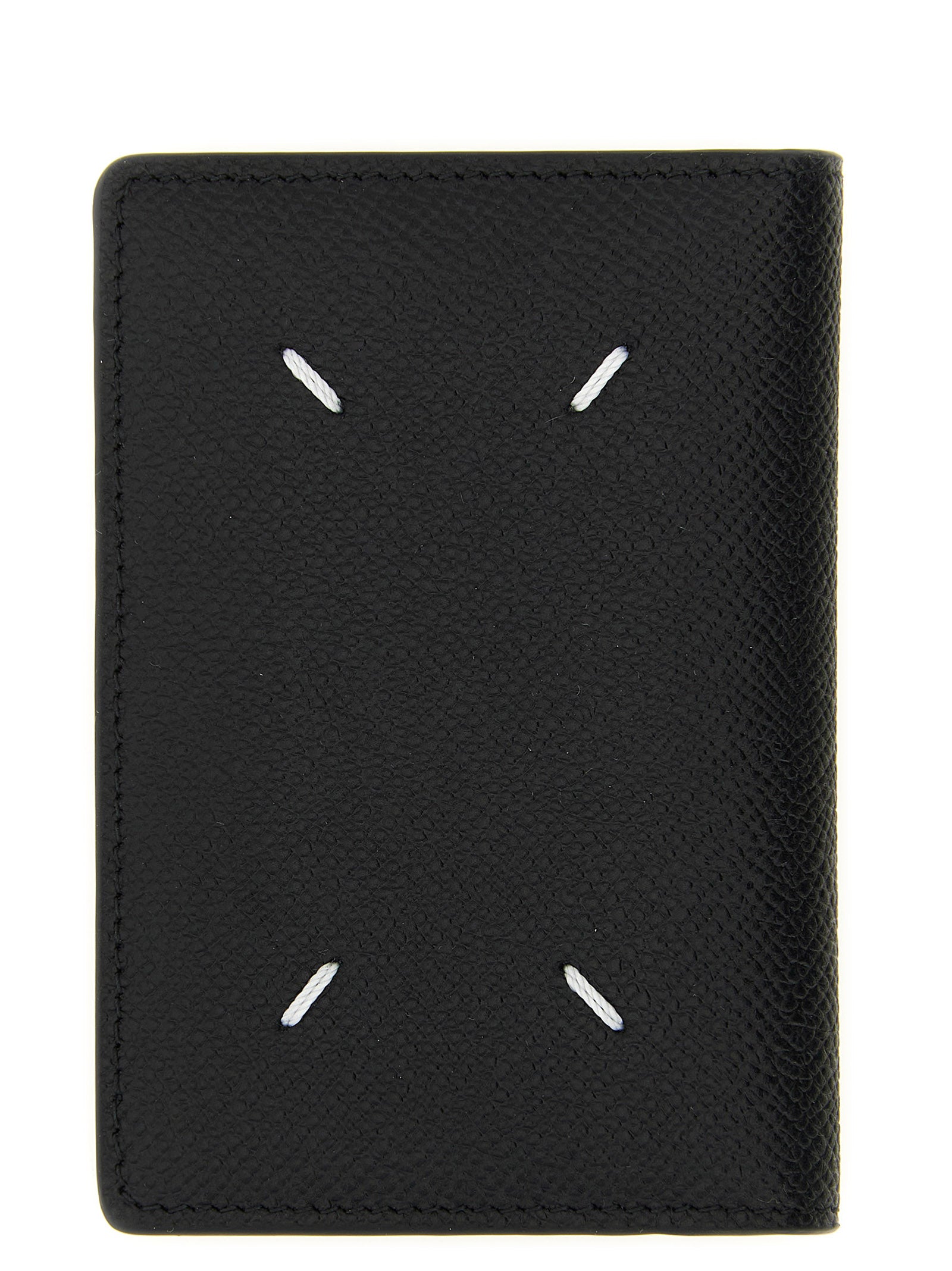 Maison Margiela Black Calfskin Men's Cardholder