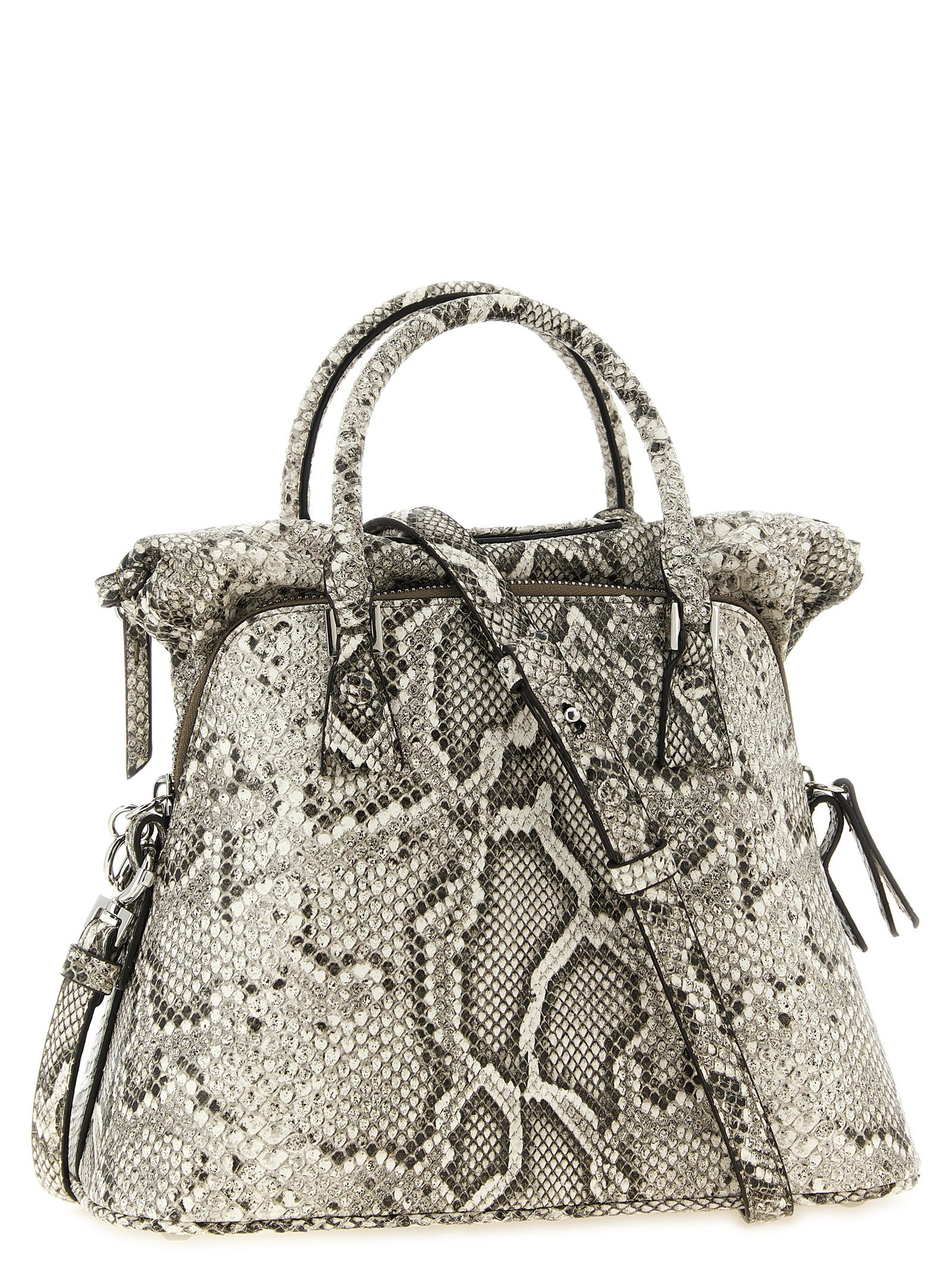 Maison Margiela Gray Goatskin Shoulder Women's Bag