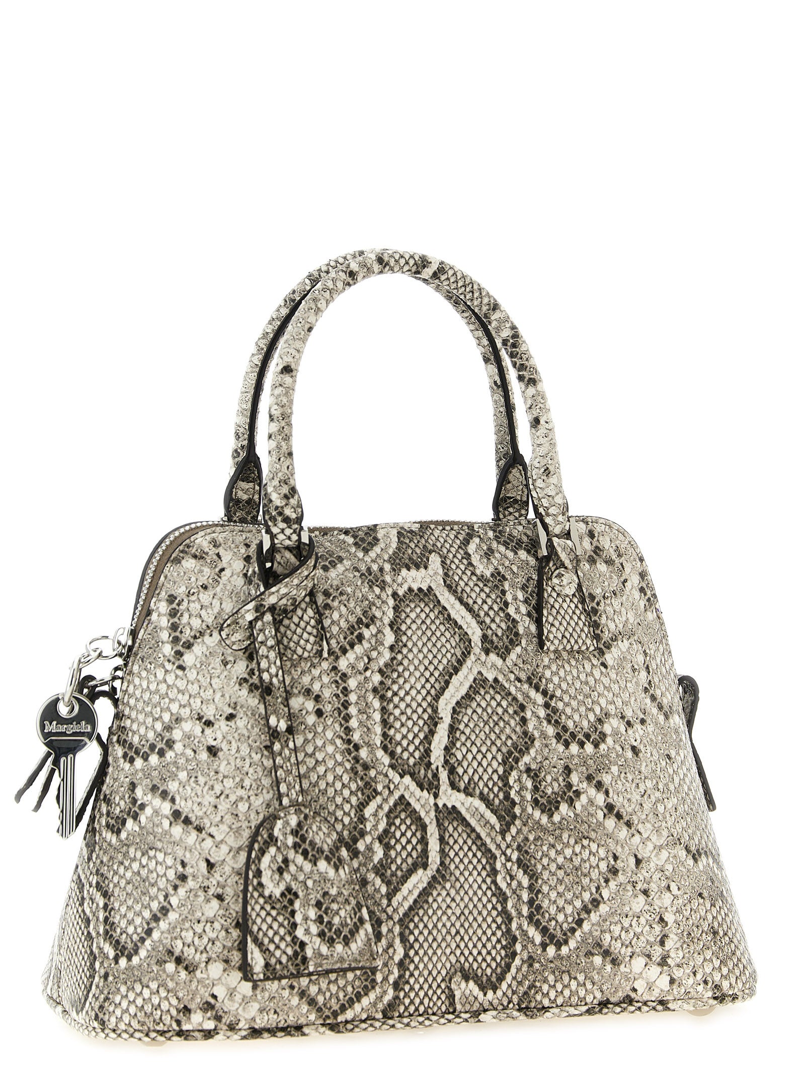 Maison Margiela Gray Goatskin Shoulder Women's Bag
