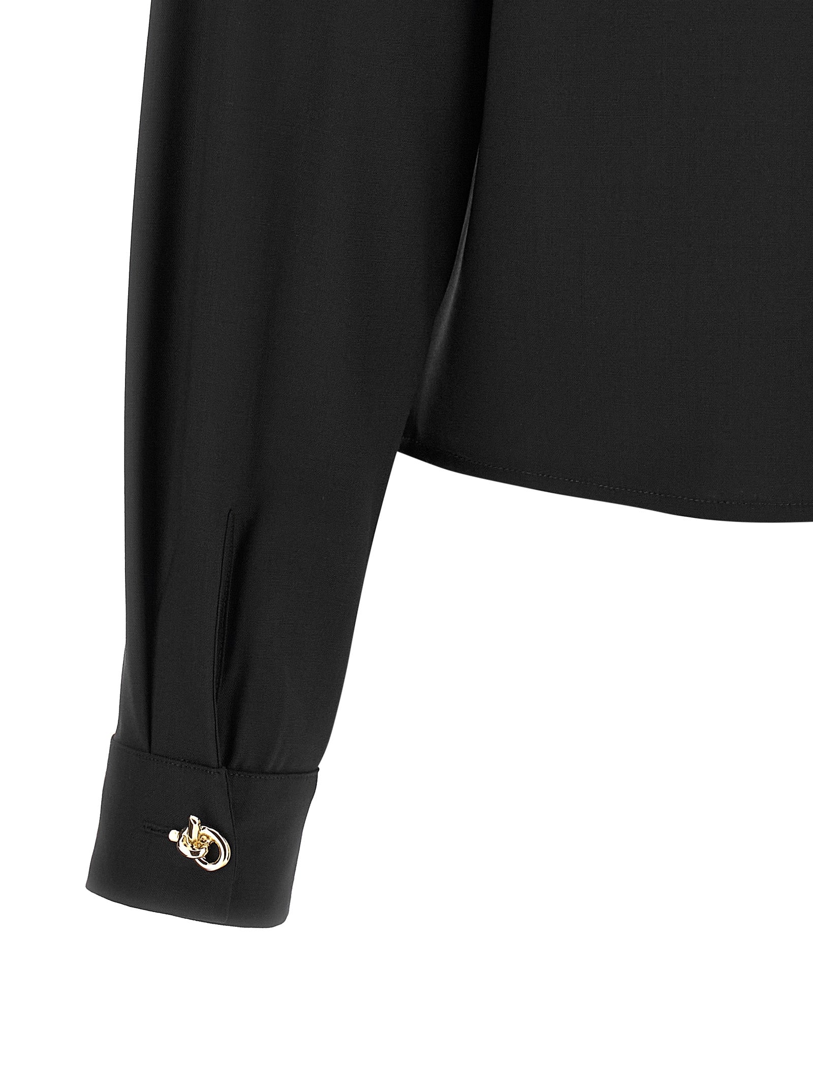 Fabiana Filippi Black Virgin Wool Women's Blouse