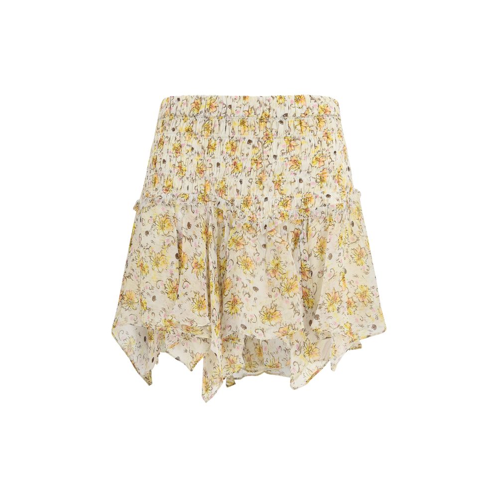 Isabel Marant Étoile Beige Viscose Mini Women's Skirt