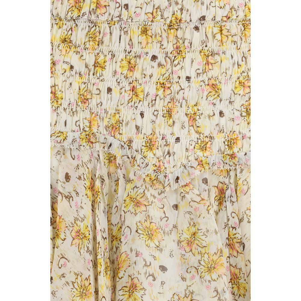 Isabel Marant Étoile Beige Viscose Mini Women's Skirt
