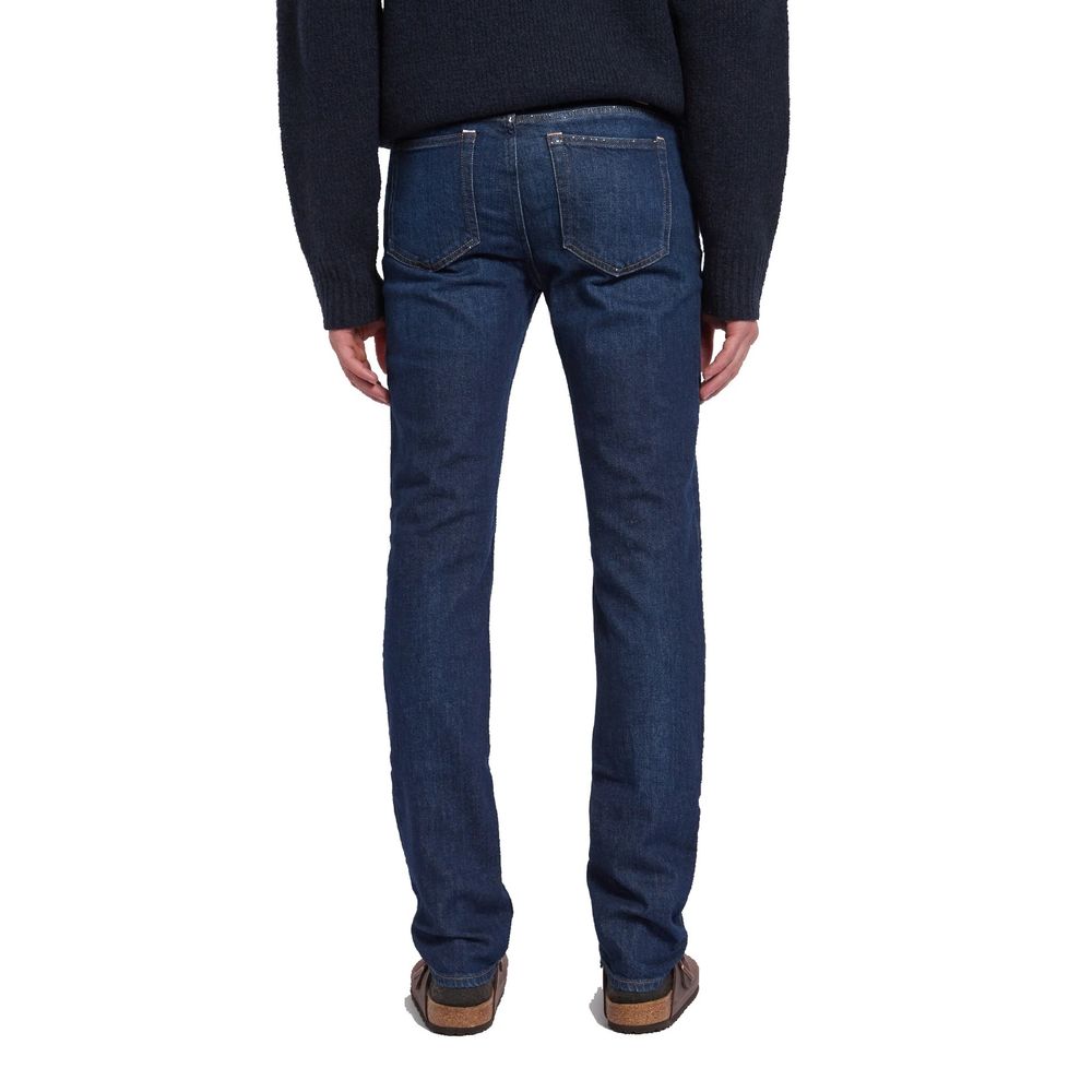 Acne Studios Blue Cotton Slim Fit Men's Jeans
