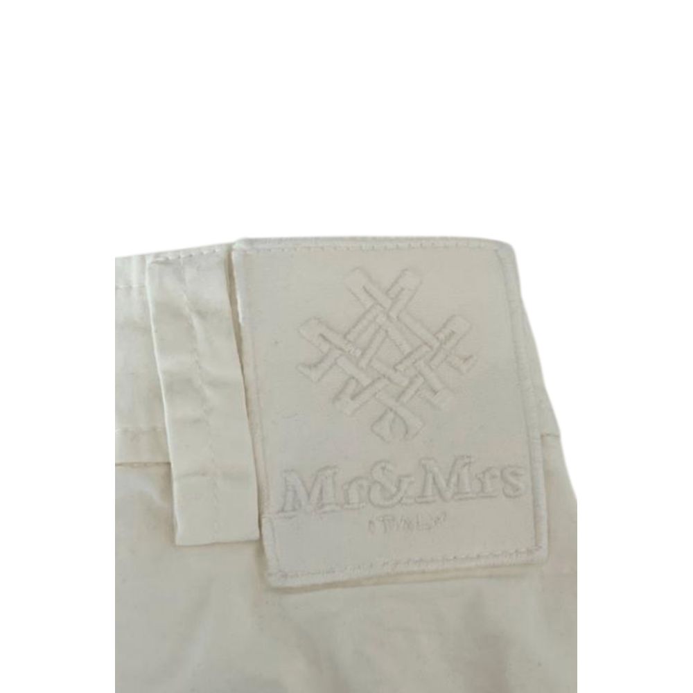 Mr&Mrs Italy White Cotton Women's Women's Shorts
