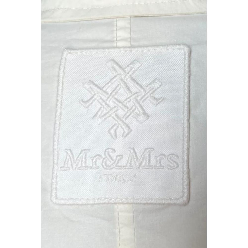 Mr&Mrs Italy White Cotton Women Women's Shirt