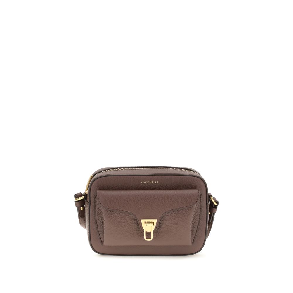 Coccinelle Brown Calf Leather Bos Taurus Shoulder Women's Bag