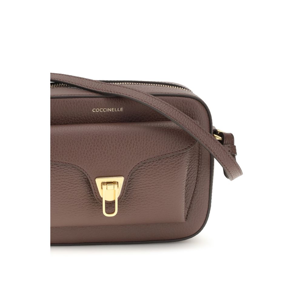 Coccinelle Brown Calf Leather Bos Taurus Shoulder Women's Bag