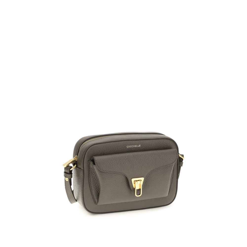 Coccinelle Brown Calf Leather Bos Taurus Shoulder Women's Bag