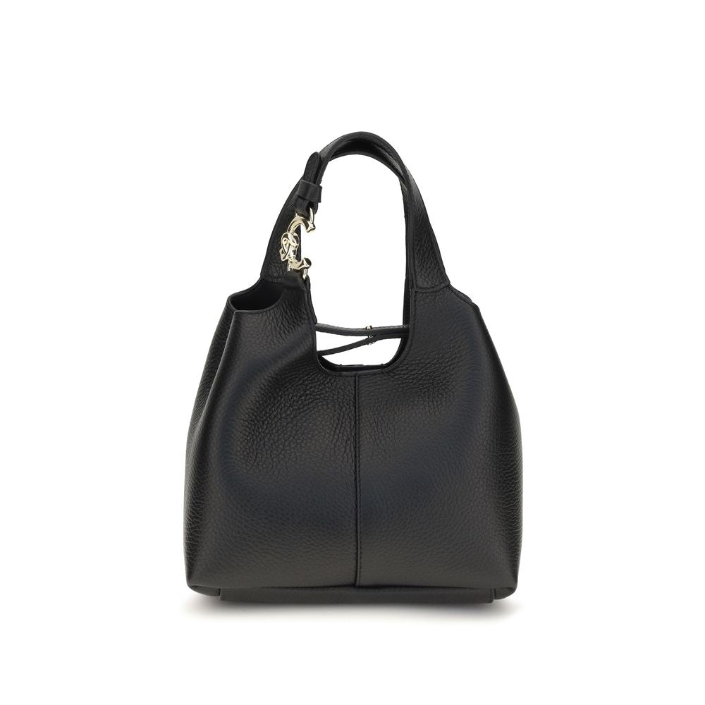 Coccinelle Black Calf Leather Bos Taurus Shoulder Women's Bag