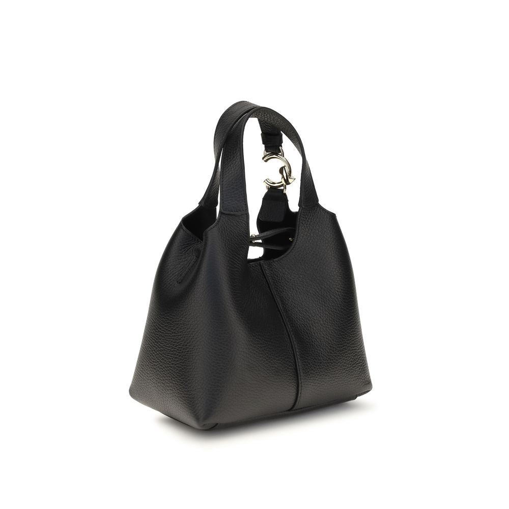 Coccinelle Black Calf Leather Bos Taurus Shoulder Women's Bag