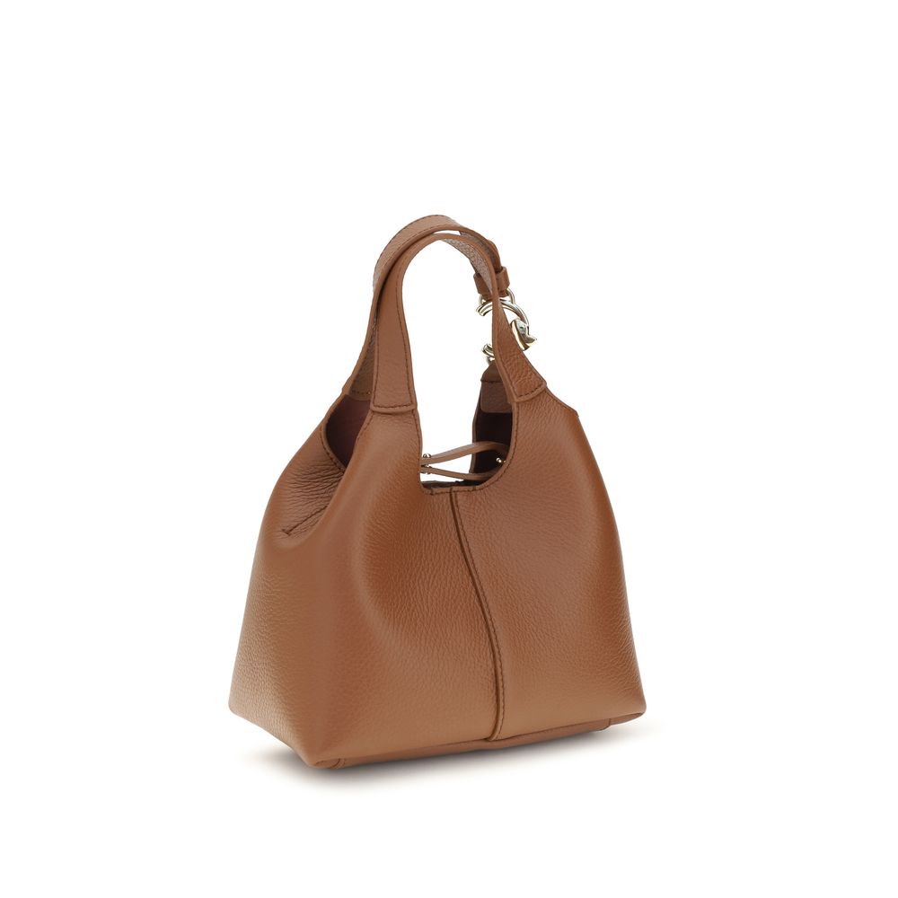 Coccinelle Brown Calf Leather Bos Taurus Shoulder Women's Bag