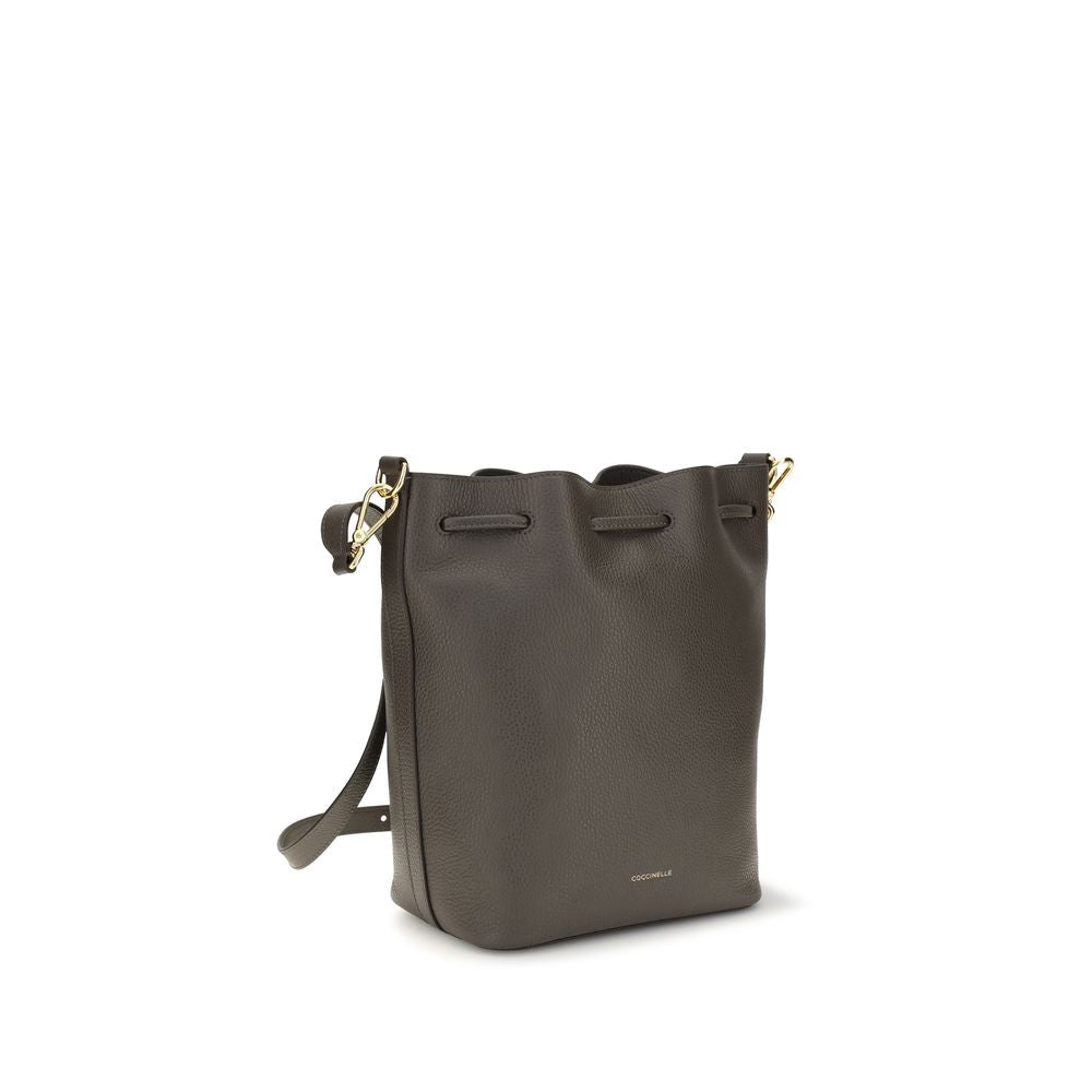 Coccinelle Brown Calf Leather Bos Taurus Shoulder Women's Bag