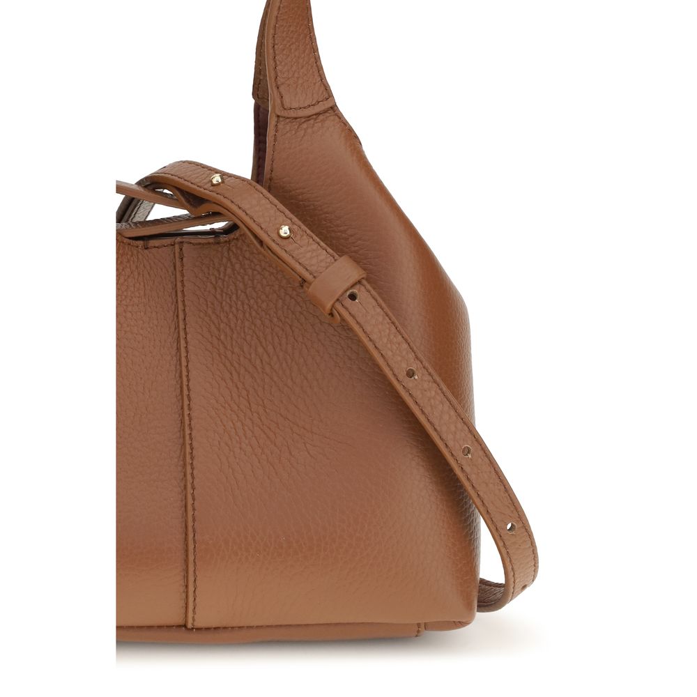 Coccinelle Brown Calf Leather Bos Taurus Shoulder Women's Bag