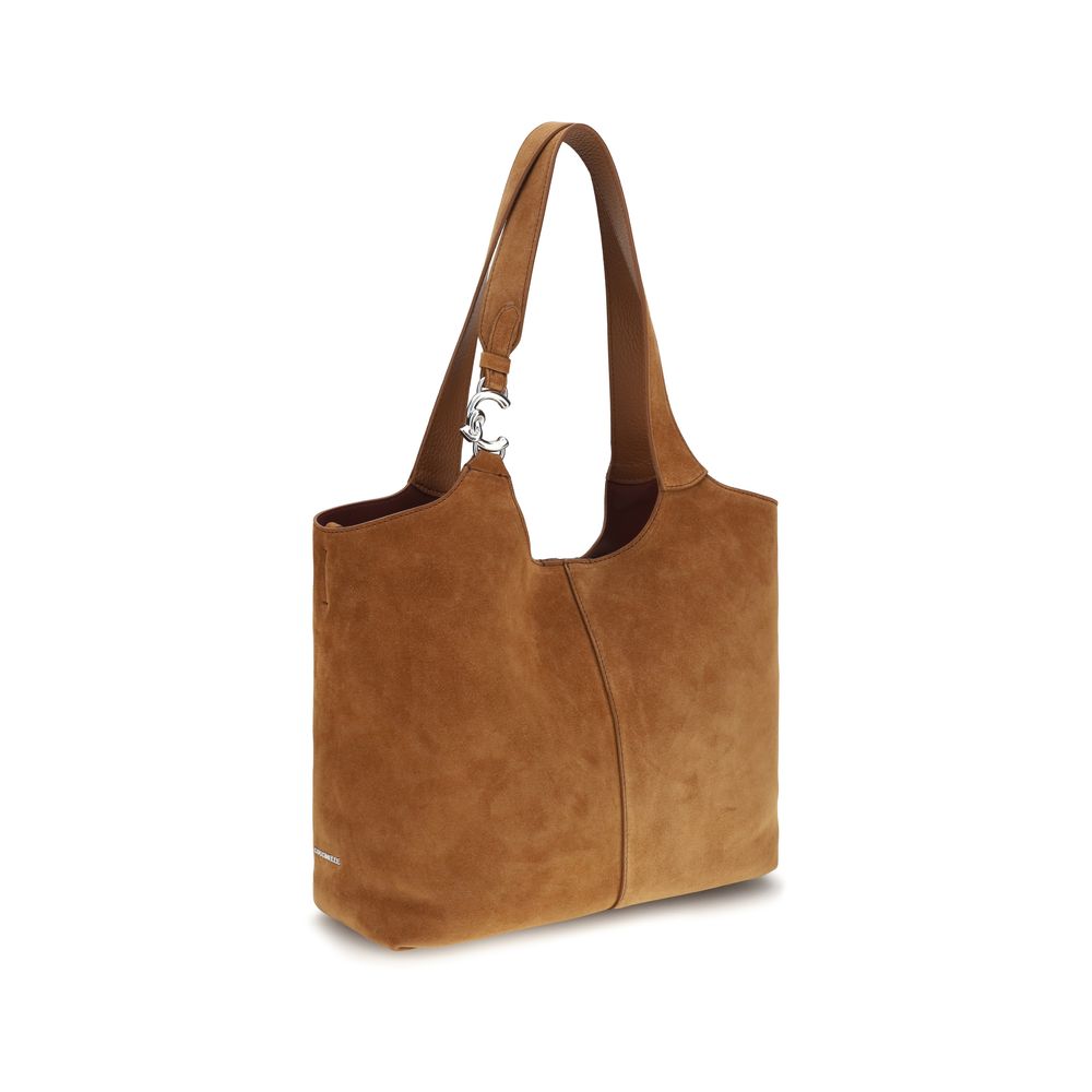 Coccinelle Brown Calf Leather Bos Taurus Shoulder Women's Bag