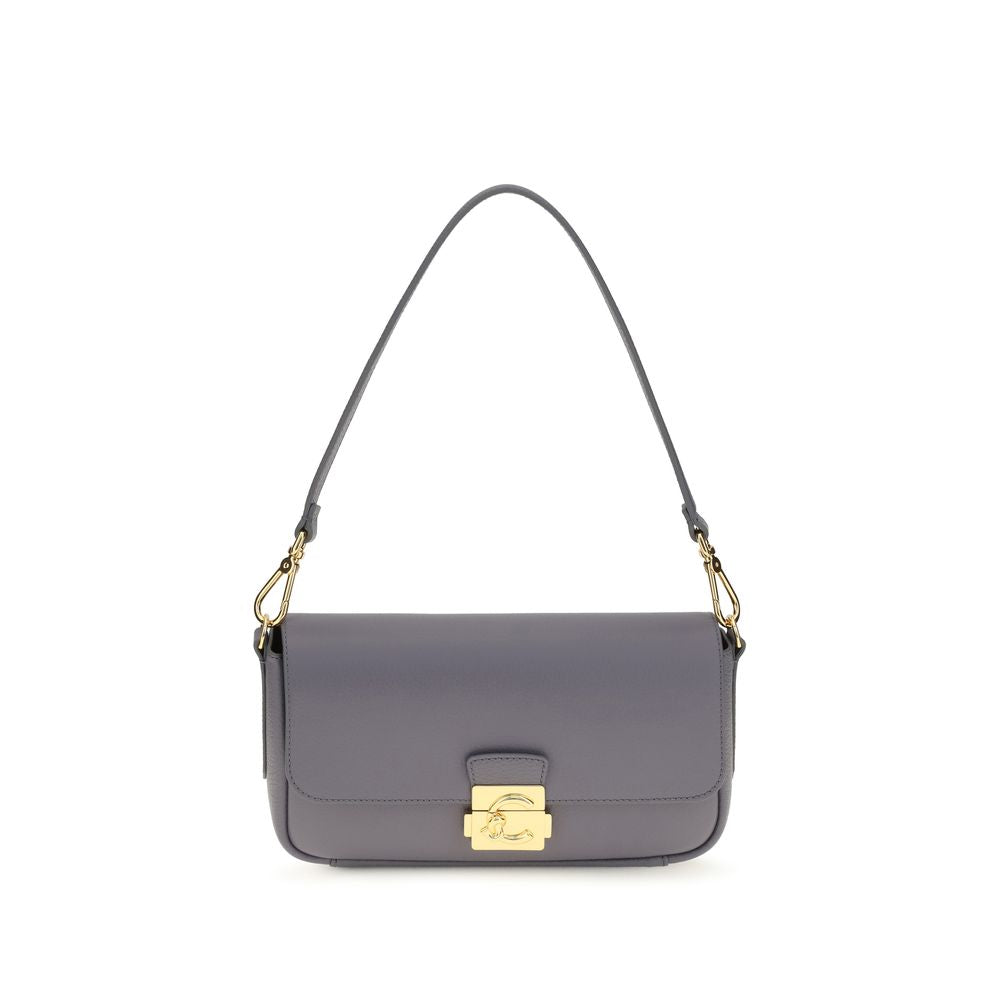 Coccinelle Blue Calf Leather Bos Taurus Shoulder Women's Bag
