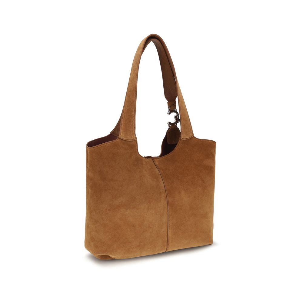 Coccinelle Brown Calf Leather Bos Taurus Shoulder Women's Bag