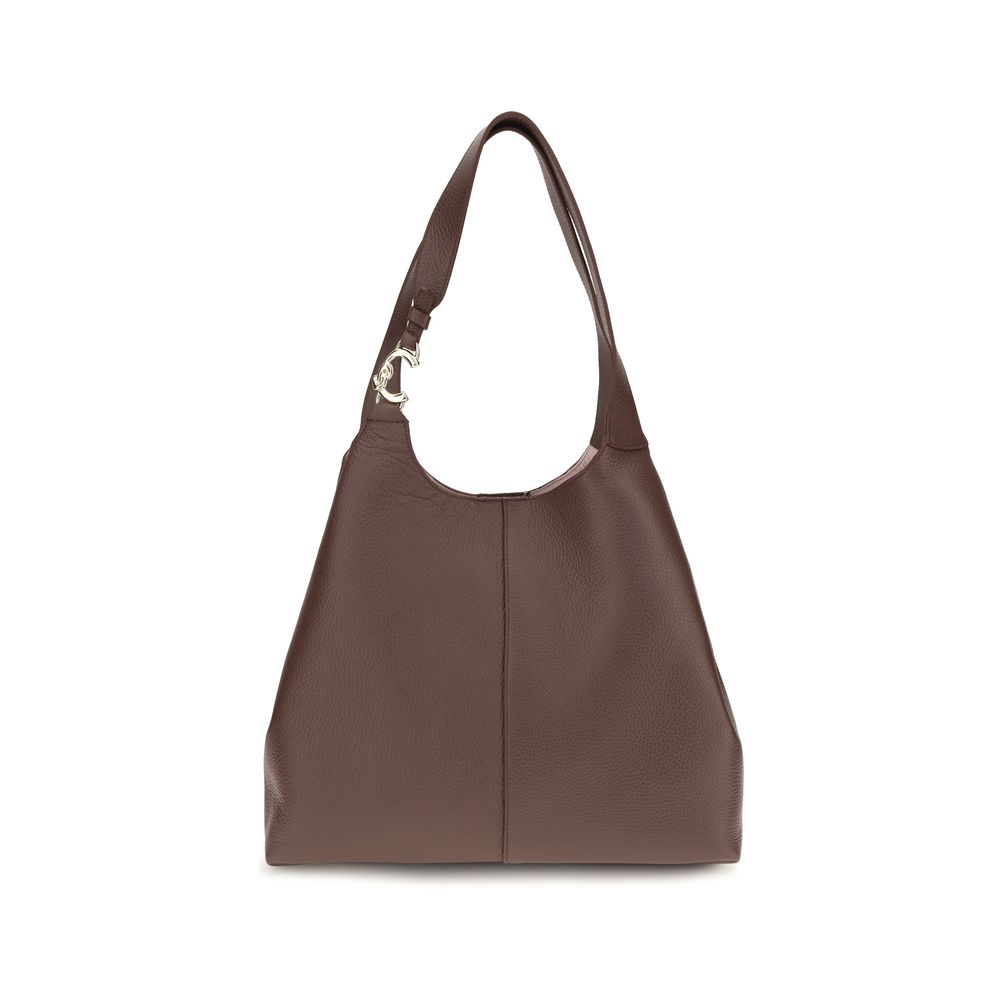 Coccinelle Beige Calf Leather Bos Taurus Shoulder Women's Bag