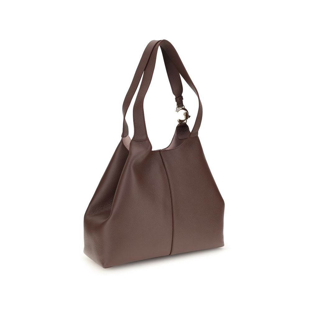 Coccinelle Beige Calf Leather Bos Taurus Shoulder Women's Bag