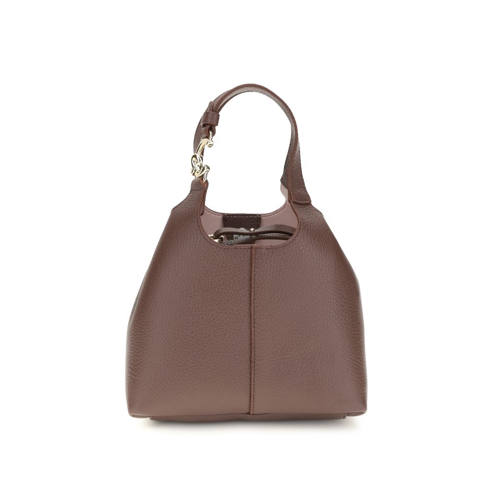 Coccinelle Beige Calf Leather Bos Taurus Shoulder Women's Bag
