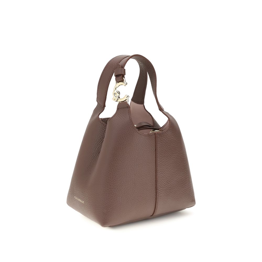 Coccinelle Beige Calf Leather Bos Taurus Shoulder Women's Bag