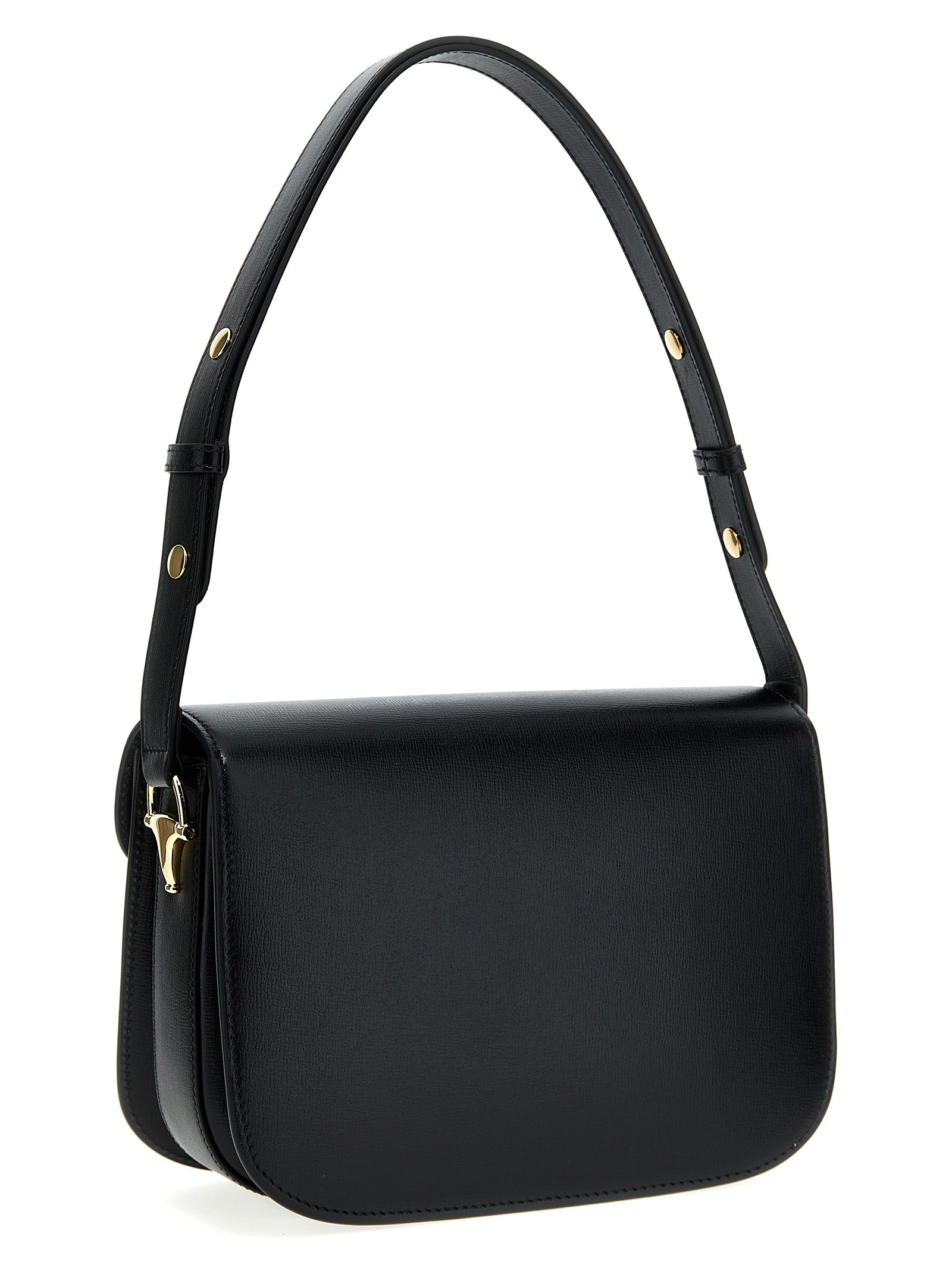 Gucci Black Leather Shoulder Women's Bag