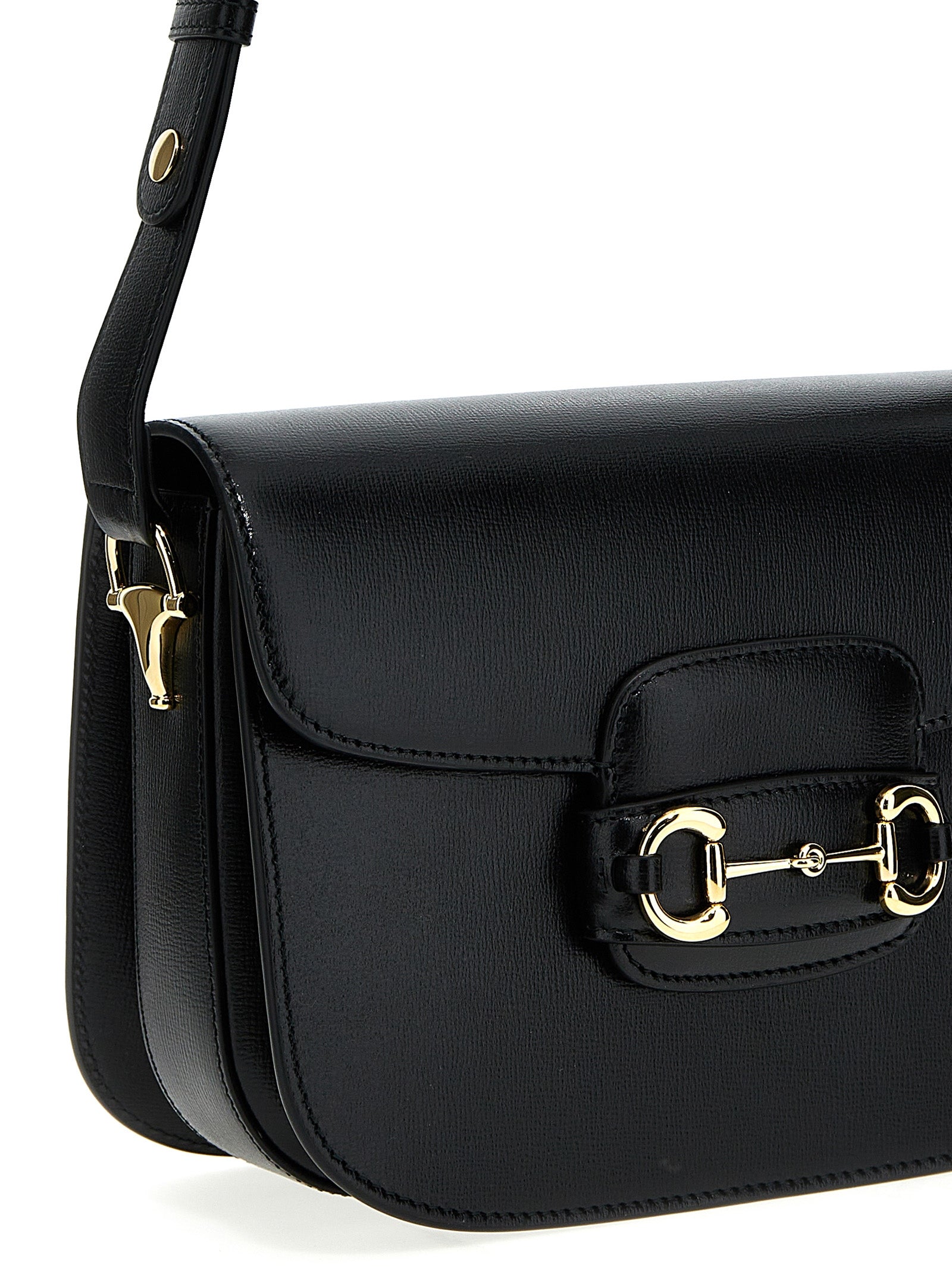 Gucci Black Leather Shoulder Women's Bag