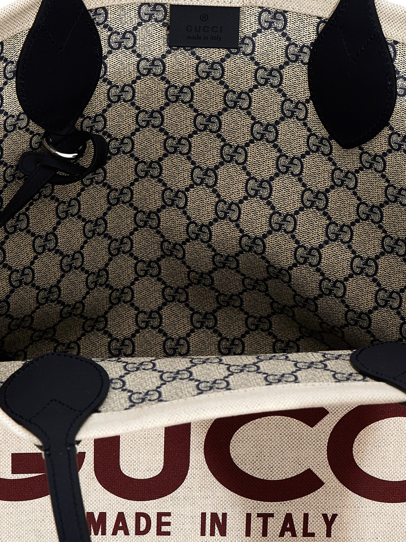 Gucci Beige Polyethylene Tote Women's Bag