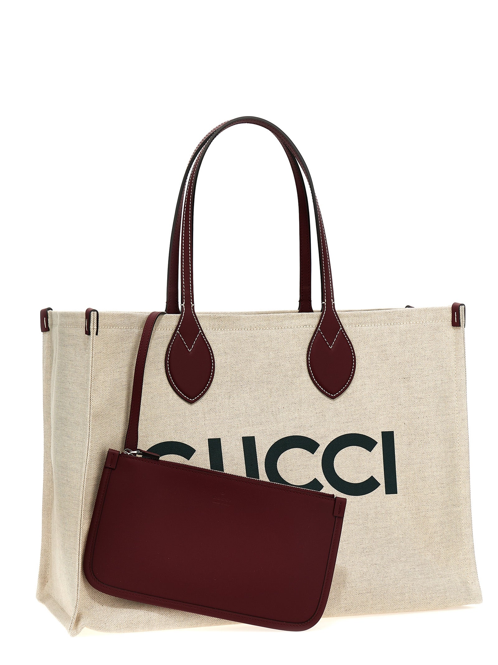 Gucci Beige Polyethylene Tote Women's Bag