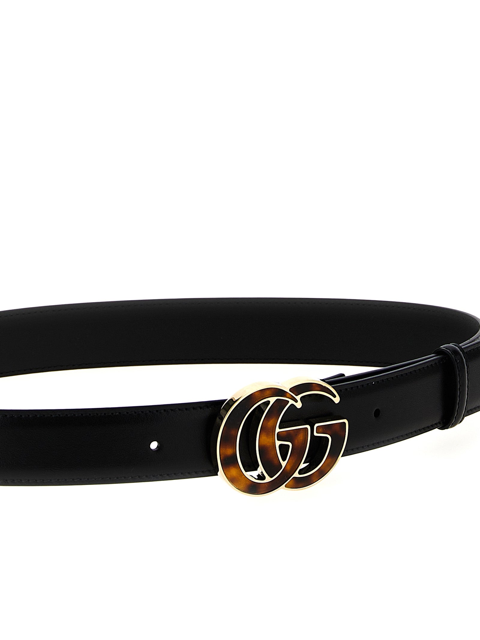 Gucci Black Calfskin Regular Women's Belt