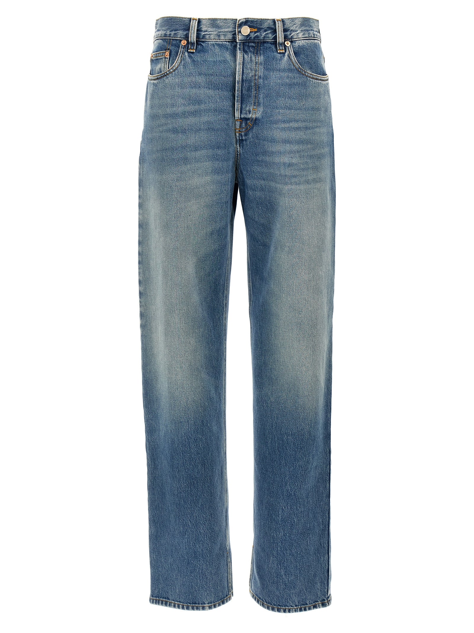 Gucci Blue Cotton Boyfriend Women's Jeans