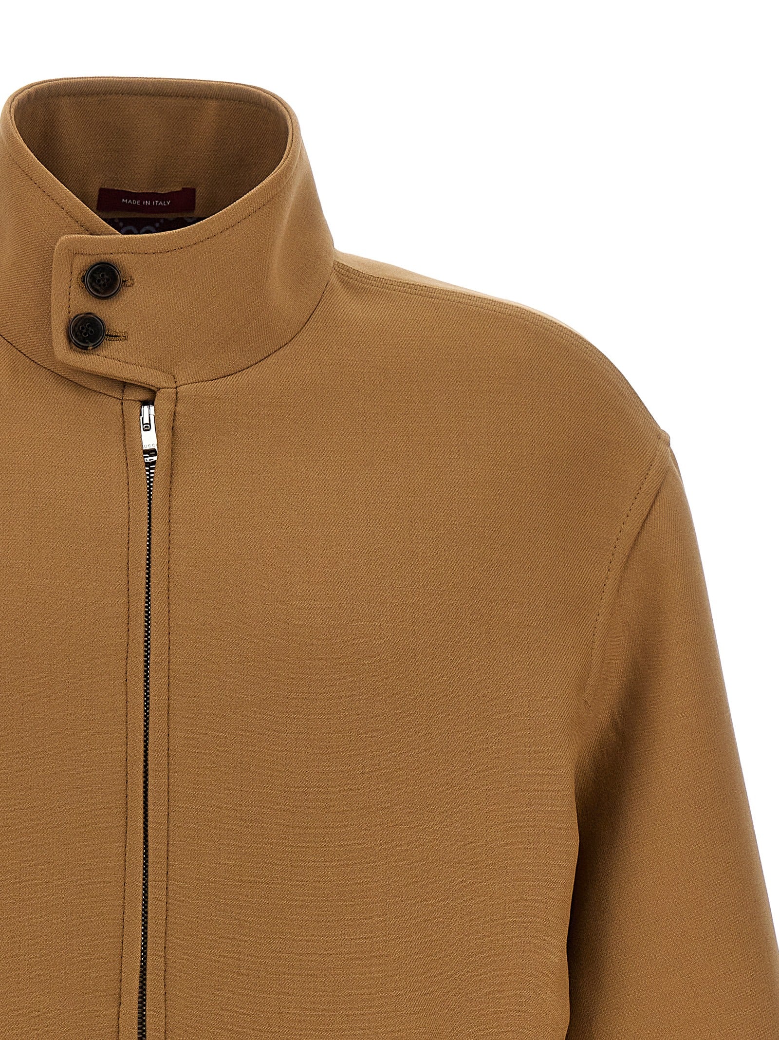 Gucci Brown Wool Full-Length Men's Jacket