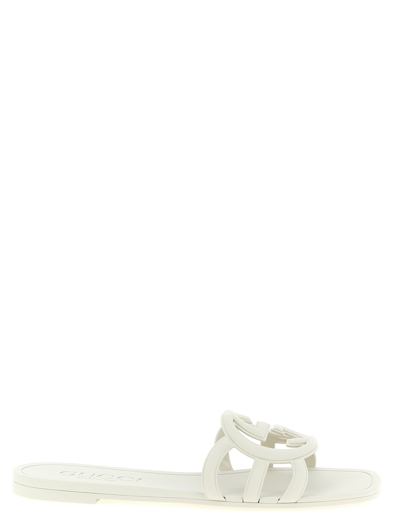 Gucci Gray Rubber Women's Slides