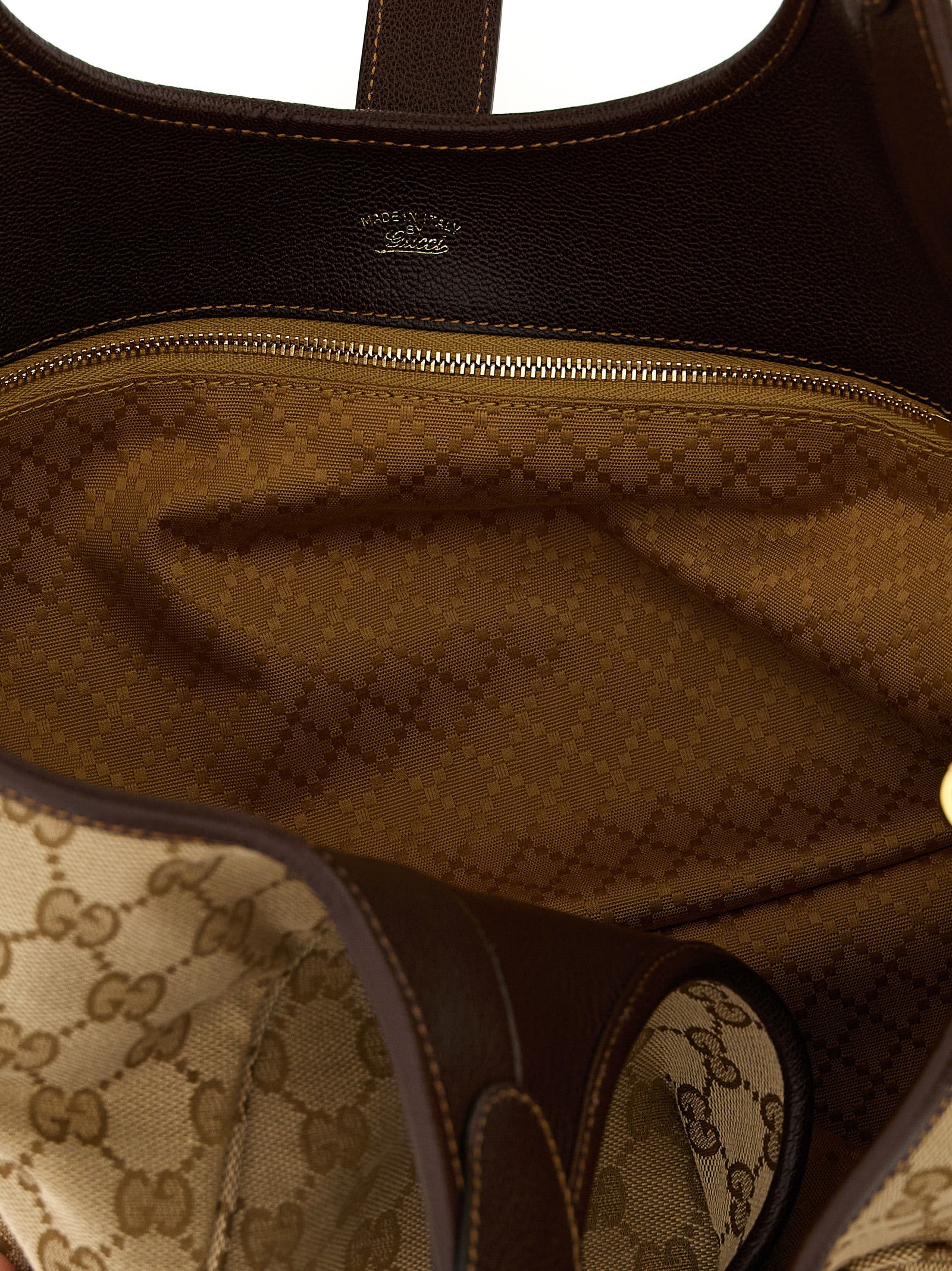 Gucci Beige Polyester Tote Women's Bag