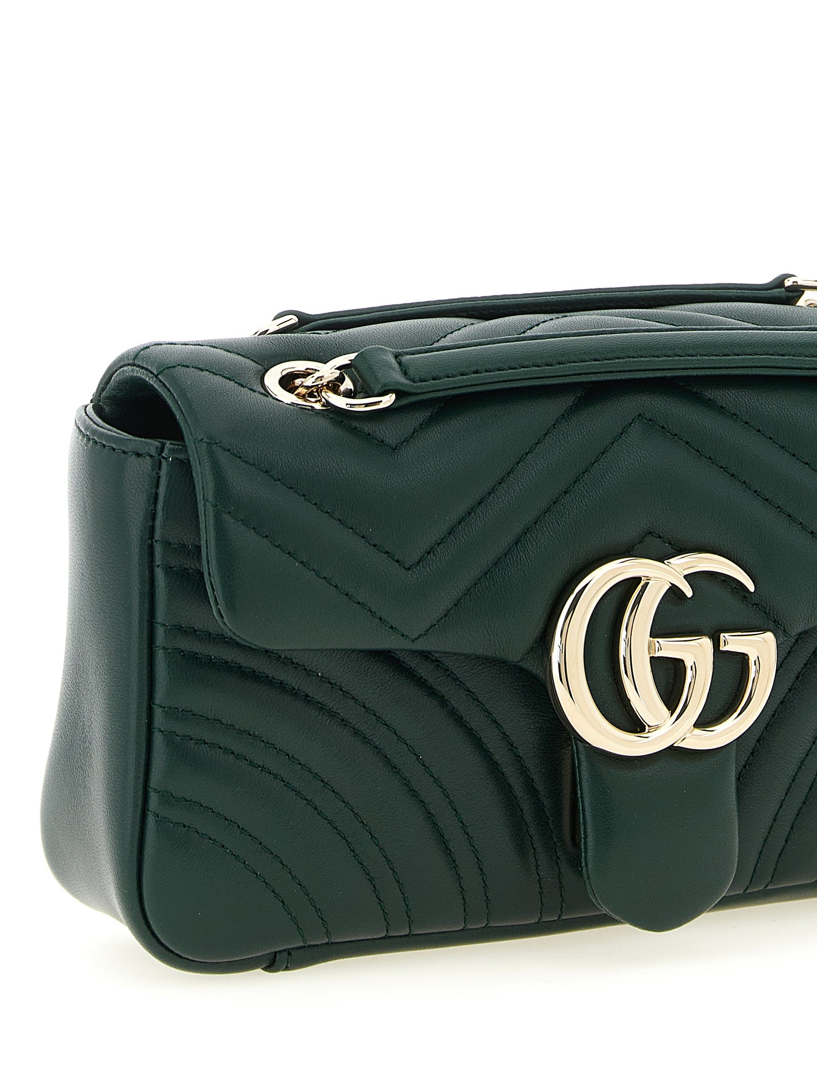 Gucci Bicolor Lamb Leather Shoulder Women's Bag