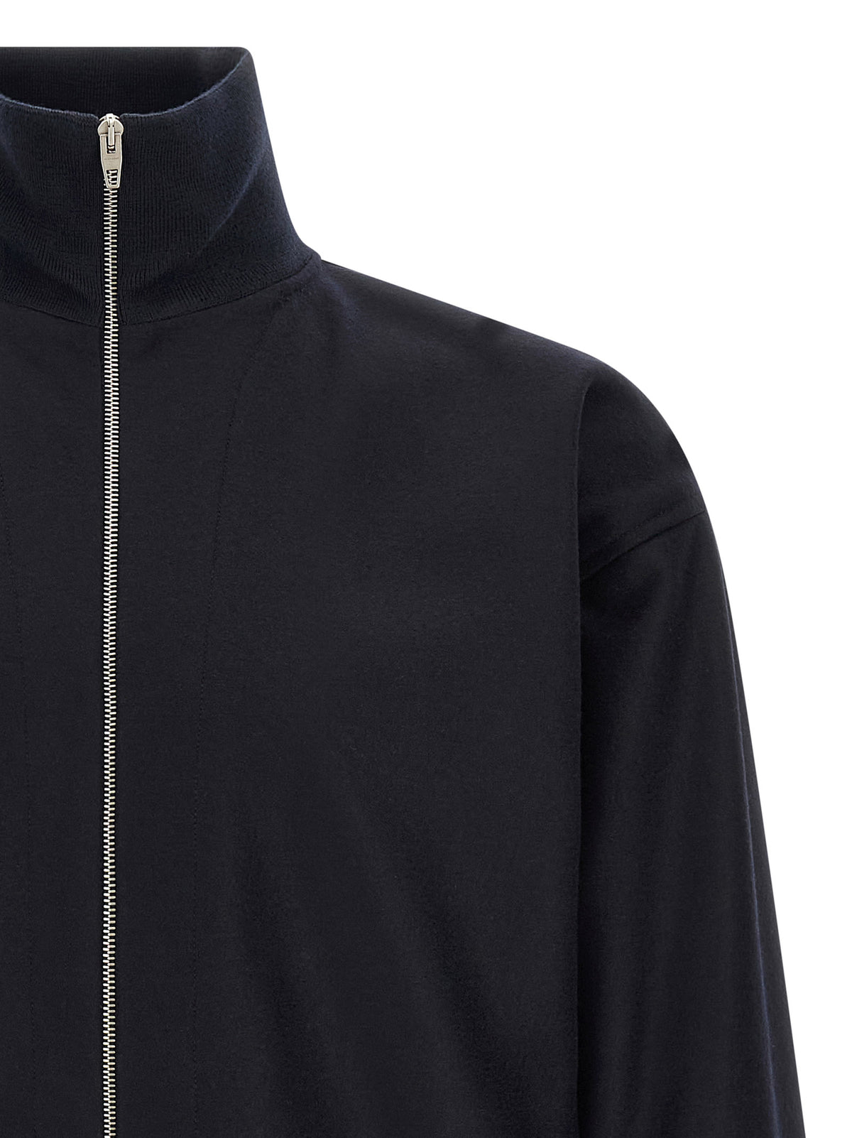 Jil Sander Blue Wool Full-Length Men's Jacket