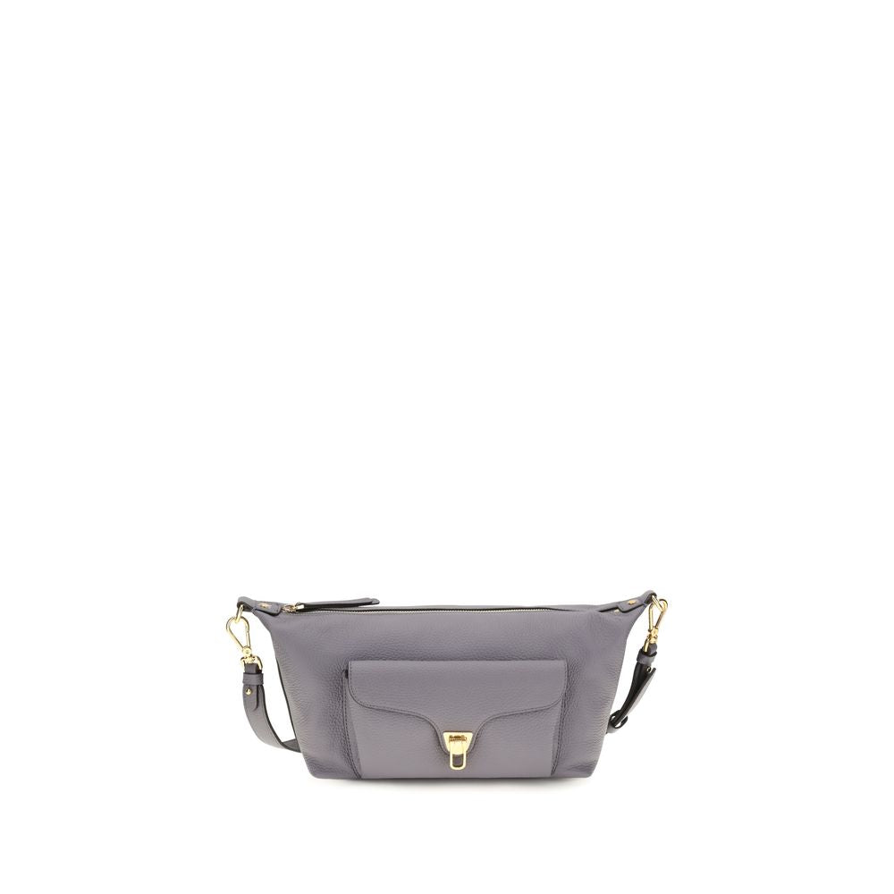 Coccinelle Gray Calf Leather Bos Taurus Shoulder Women's Bag