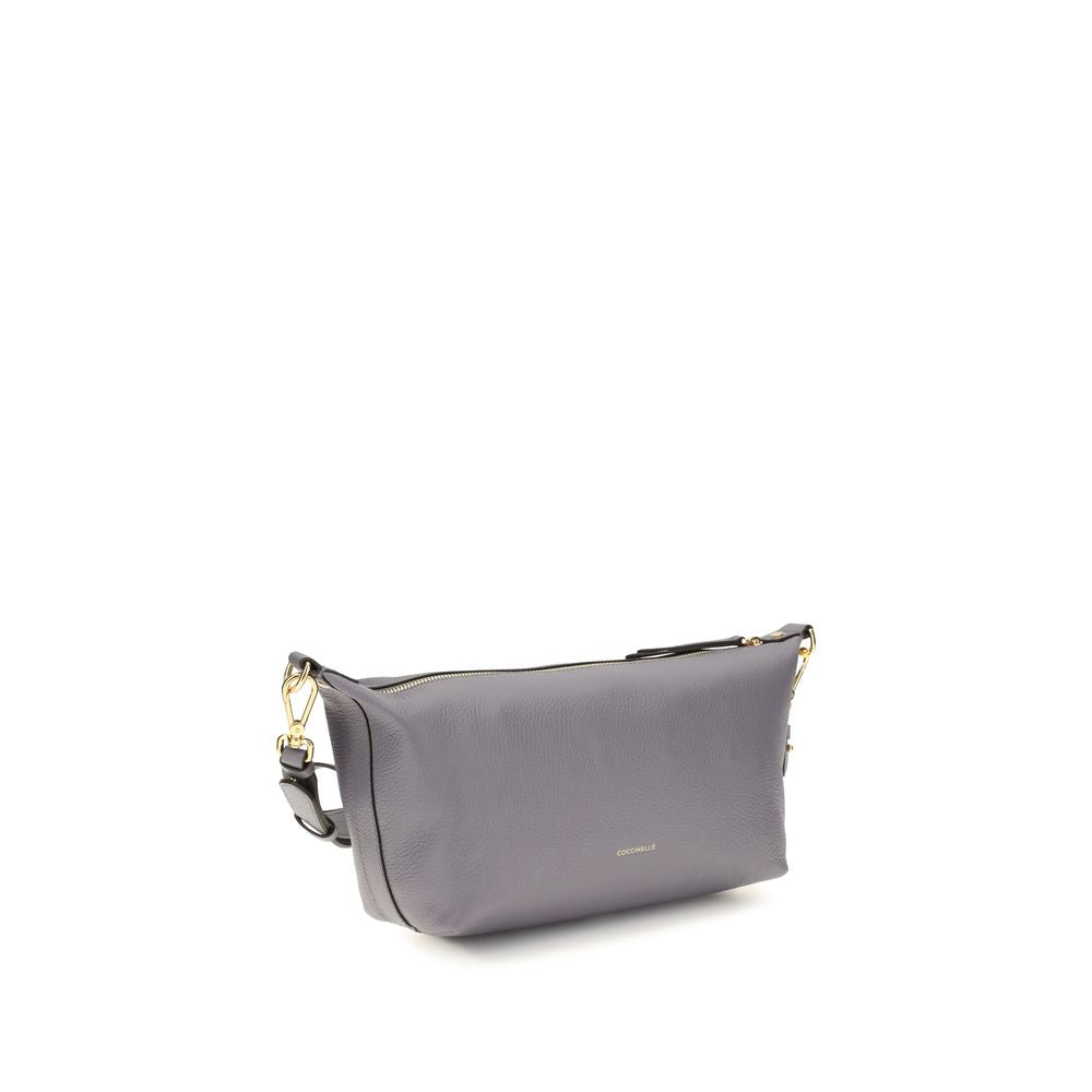 Coccinelle Gray Calf Leather Bos Taurus Shoulder Women's Bag