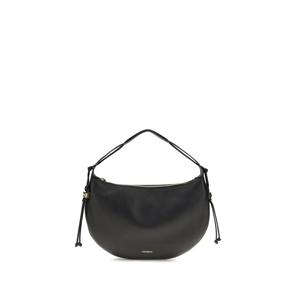 Coccinelle Black Calf Leather Bos Taurus Shoulder Women's Bag