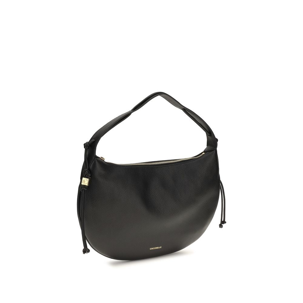 Coccinelle Black Calf Leather Bos Taurus Shoulder Women's Bag