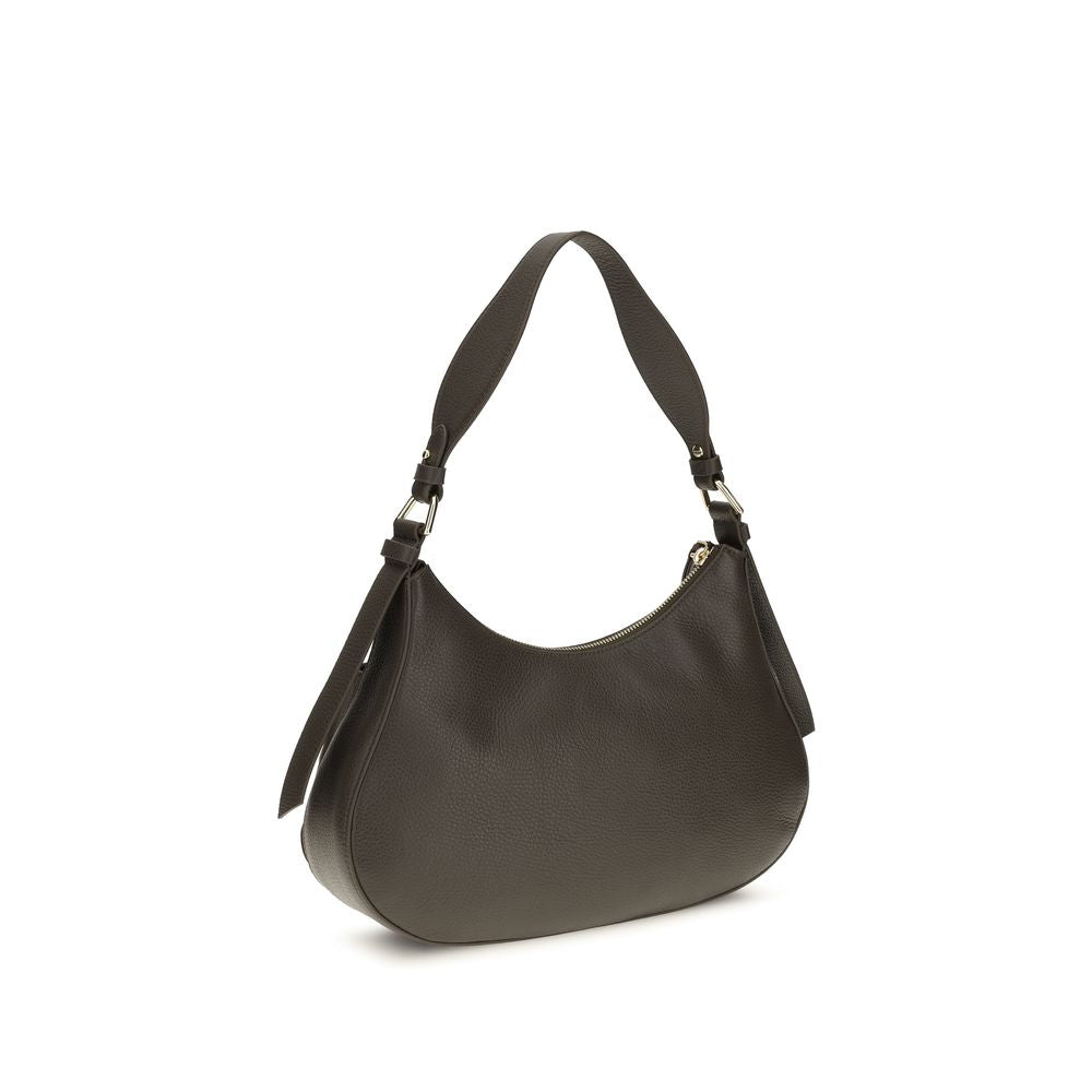 Coccinelle Brown Calf Leather Bos Taurus Shoulder Women's Bag