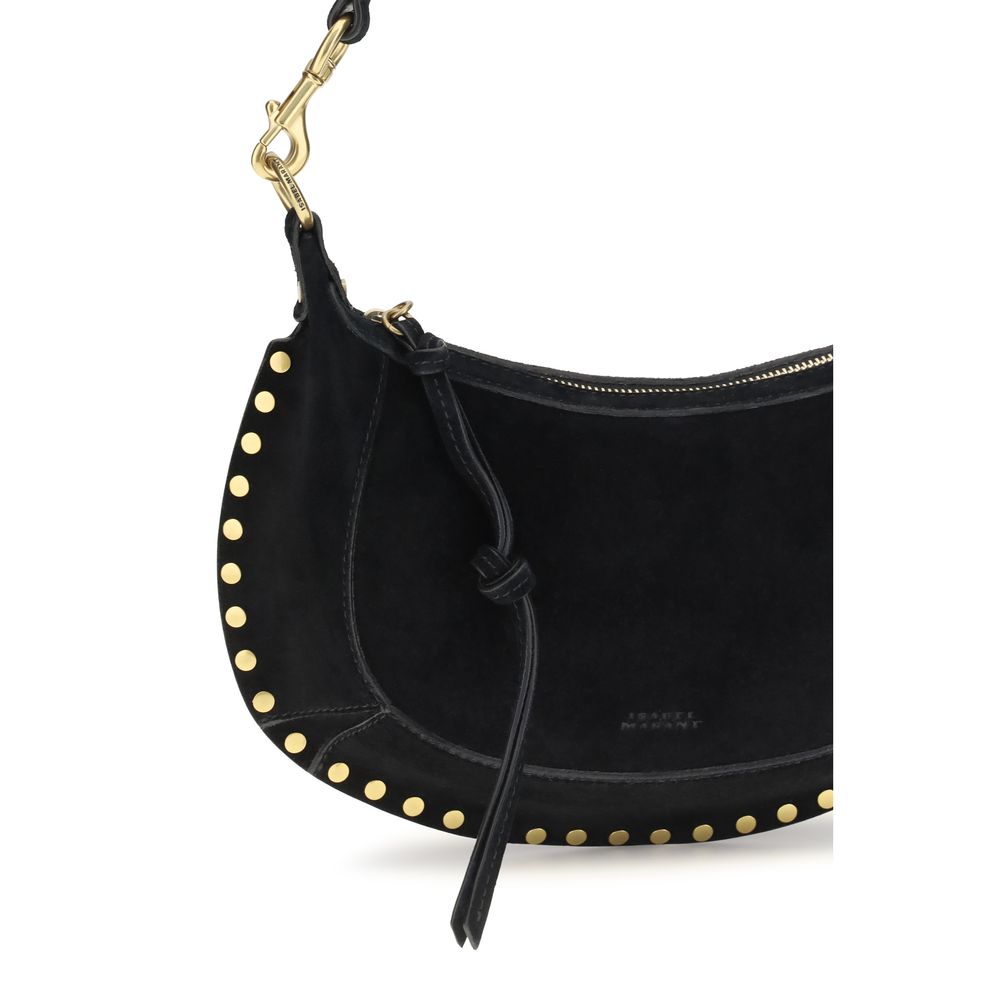 Isabel Marant Black Calf Leather Bos Taurus Shoulder Women's Bag