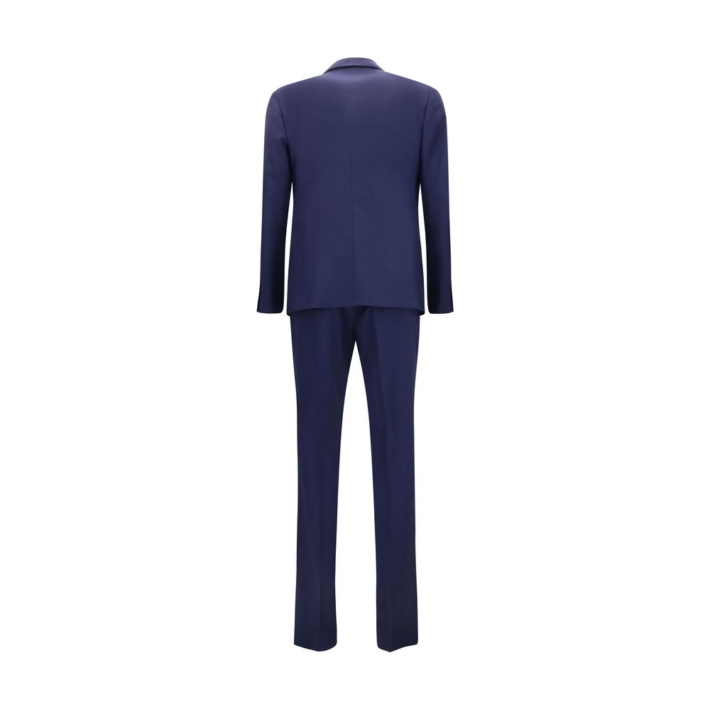 Lardini Blue Wool Oves Aries Two-Piece Men's Suit