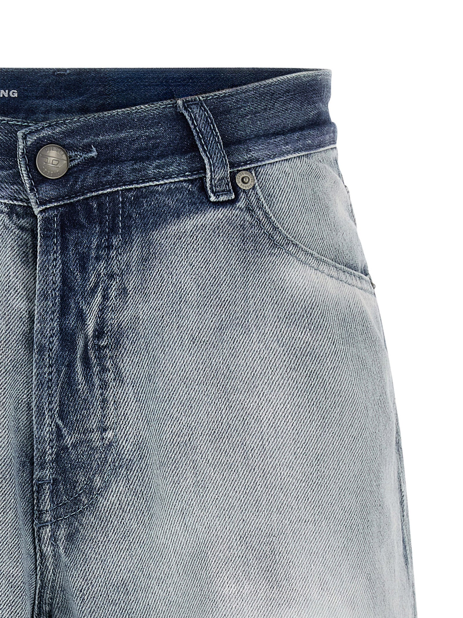 Diesel Blue Cotton Bermuda Women's Shorts