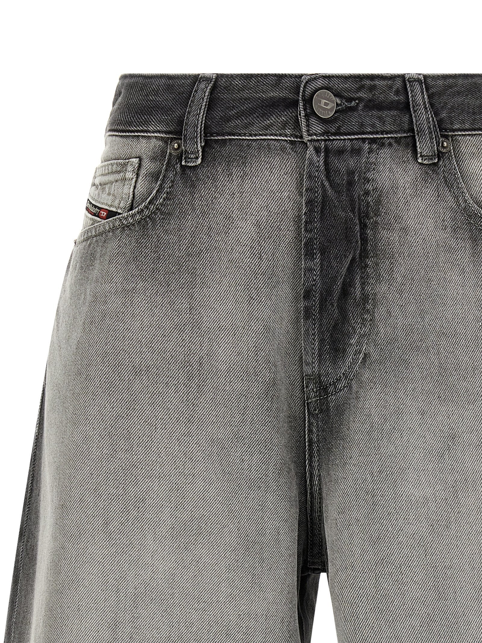 Diesel Gray Cotton Bermuda Women's Shorts