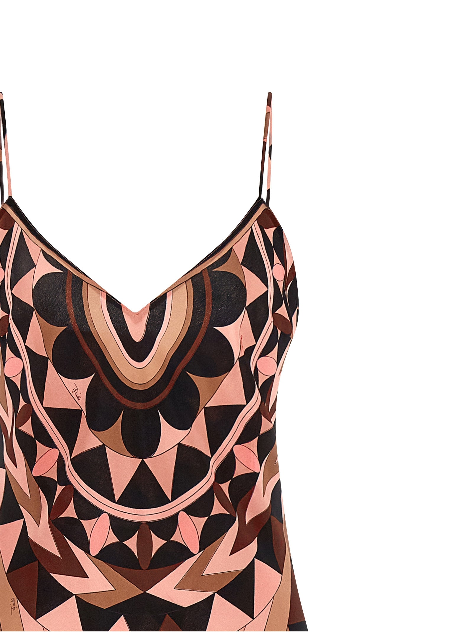Emilio Pucci Multicolor Silk Long Women's Dress